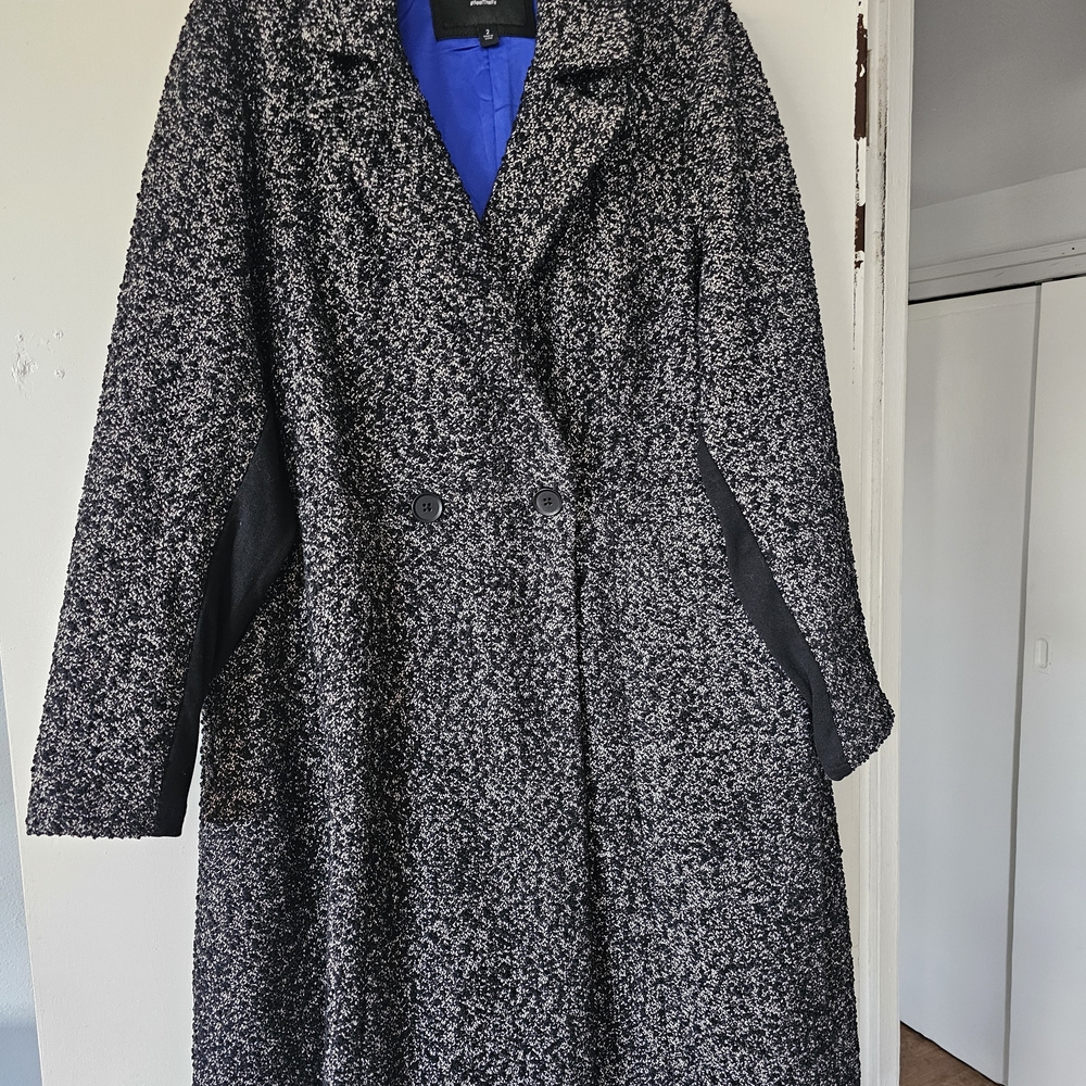 Torrid Black & Gray Pea Coat